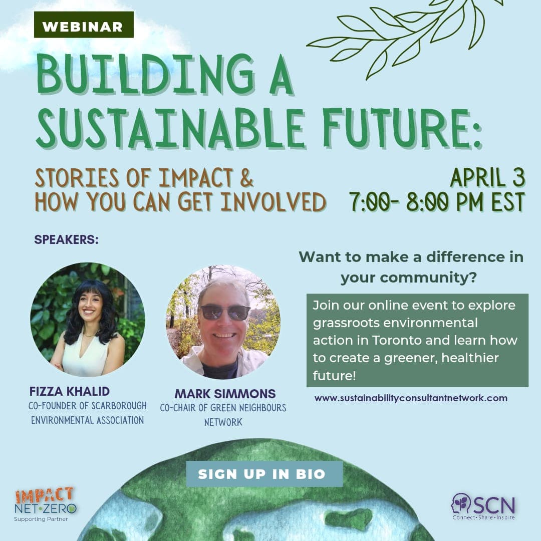 News SCN Webinar: Building A Sustainable Future: The power of grassroots organizations