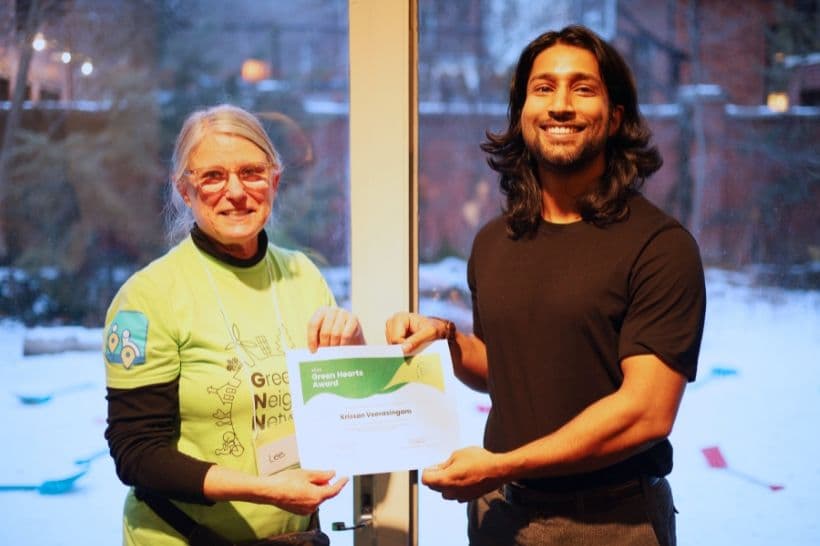 2025 Green Hearts Awardee â Krissan Veerasingam